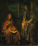Besuch Nicodemus bei Christus - John La Farge — Ansicht des Kunstwerks