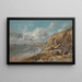 Küstenszene in Cullercoats bei Whitley Bay – John Linnell — gerahmtes Bild an der Wand