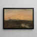 Abend in Bayswater - John Linnell — gerahmtes Bild an der Wand
