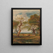 Landschaft mit Figuren - John Linnell — gerahmtes Bild an der Wand