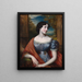 Mademoiselle Jane Puxley - John Linnell — gerahmtes Bild an der Wand