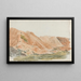 Carrières près d'Ironbridge, Earthworks, Cambridge Terrace - John Linnell — gerahmtes Bild an der Wand