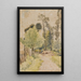 Studie von Bäumen in Bayswater London - John Linnell — gerahmtes Bild an der Wand