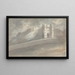 Château de Carisbrooke Isle of Wight - John Malchair — gerahmtes Bild an der Wand