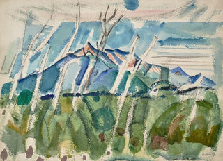 John Marin - Chocorua Along with Dead Trees White Mountains NH.webp