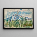 Chocorua mit toten Bäumen, White Mountains NH - John Marin — gerahmtes Bild an der Wand