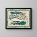 Leuchtturm von Stonington, Maine - John Marin — gerahmtes Bild an der Wand