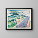 auf der Route von Sparkill, New York - John Marin — gerahmtes Bild an der Wand