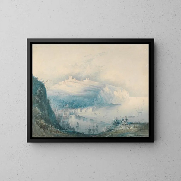 Douvres - John Martin — gerahmtes Bild an der Wand