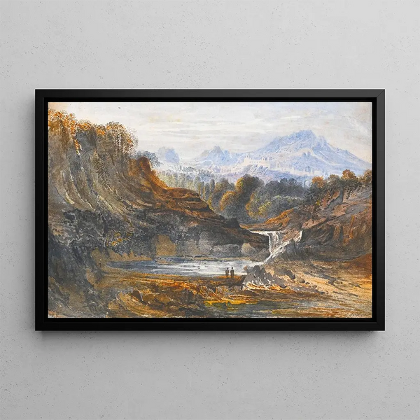 John Martin - Figures In A Classical Landscape.webp