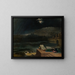 Buße von Ninive - John Martin — gerahmtes Bild an der Wand