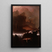 Sadak auf der Suche nach den Wassern des Vergessens - John Martin — gerahmtes Bild an der Wand