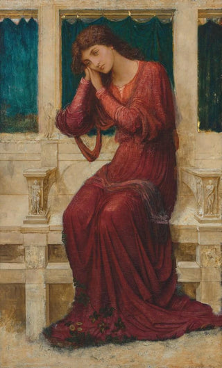 John Melhuish Strudwick - When sorrow comes in summer days.webp