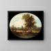 Ein Morgen im Milk River-Tal - John Mix Stanley — gerahmtes Bild an der Wand