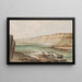 Columbia River Mündung der Deschutes - John Mix Stanley — gerahmtes Bild an der Wand