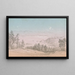 Lac Flathead nach Süden - John Mix Stanley — gerahmtes Bild an der Wand