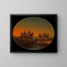 Der Herausforderung - John Mix Stanley — gerahmtes Bild an der Wand