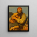 Der Löwe und das Lamm - John Morgan — gerahmtes Bild an der Wand