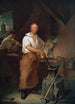 Pat Lyon an der Schmiede - John Neagle — gerahmtes Bild an der Wand