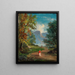 Landschafts-Gemälde - John O'Brien Inman — gerahmtes Bild an der Wand