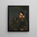 Portrait de John Penwarne Junior - John Opie — gerahmtes Bild an der Wand