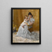 Portrait von Martha Wysor Marsh und ihrem Sohn John Edwin - John Ottis Adams — gerahmtes Bild an der Wand