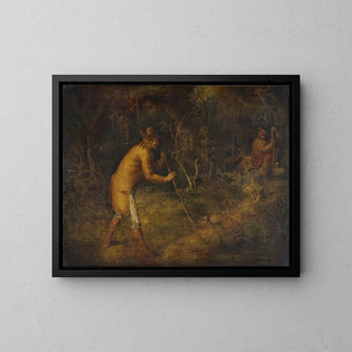 Der Teufel und Tom Walker - John Quidor — gerahmtes Bild an der Wand