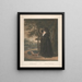 Eine Witwe - John Raphael Smith — gerahmtes Bild an der Wand