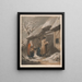 Chalet familial - John Raphael Smith — gerahmtes Bild an der Wand