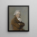 Portrait de Daniel Gardner - John Raphael Smith — gerahmtes Bild an der Wand