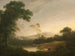 Ein weites italienisches Landschaftsbild mit einem Viehhirten - John Rathbone — Ansicht des Kunstwerks