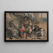 Jäger des Elans - John Richard Coke Smyth — gerahmtes Bild an der Wand