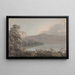 Lac de Vico zwischen Rom und Florenz - John Robert Cozens — gerahmtes Bild an der Wand
