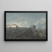 Ansicht der Villa Lante am Janiculum in Rom - John Robert Cozens — gerahmtes Bild an der Wand