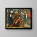 Warum suchen Sie den Lebenden bei den Toten? Luc 24, 5 - John Roddam Spencer Stanhope — gerahmtes Bild an der Wand