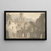 Château de Conway, vue de l'intérieur - John Roe de Warwick — gerahmtes Bild an der Wand