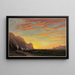 Die goldene Tür, die nach Westen blickt - John Ross Key — gerahmtes Bild an der Wand