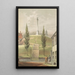 Altes Boston Beacon Hill von Derne St - John Rubens Smith — gerahmtes Bild an der Wand