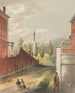 Le vieux Boston Beacon Hill depuis Mt Vernon St - John Rubens Smith — Ansicht des Kunstwerks