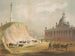 Altes Boston Beacon Hill Gemälde vom aktuellen Standort des Reservoirs zwischen den Straßen Hancock - John Rubens Smith — Ansicht des Kunstwerks
