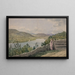 Vue de l'Hudson près de West Point - John Rubens Smith — gerahmtes Bild an der Wand