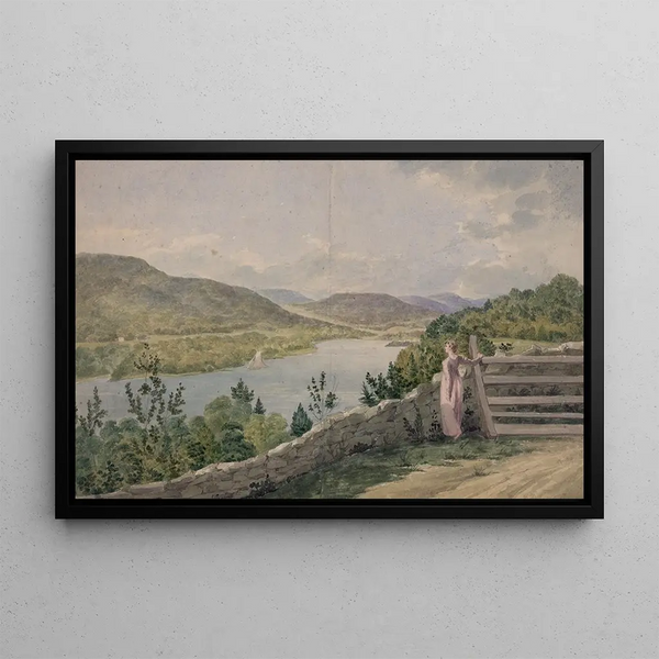 John Rubens Smith - View of the Hudson near West Point.webp