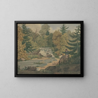 John Rubens Smith - View of the Second Falls on the Sawkill River.webp