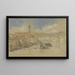 Vue de S. Anastasia à Vérone sur l'Adige - John Ruskin — gerahmtes Bild an der Wand