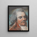 Kopf eines Mannes - John Russell — gerahmtes Bild an der Wand