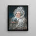 Mme William Man Godschall Sarah Godschall 1730-1795 - John Russell — gerahmtes Bild an der Wand