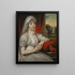 Portrait d'Anne Buck (1749 - 1832) d'Ulley Carnaby - John Russell — gerahmtes Bild an der Wand