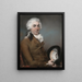 Portrait de George de Ligne Gregory (1740 - 1822) - John Russell — gerahmtes Bild an der Wand