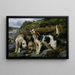 Jagd auf den Otter auf der Spur - John Sargent Noble — gerahmtes Bild an der Wand