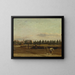 Ausgrabung des Regent-Kanals mit Blick auf die Kapelle von Marylebone - John Seguier — gerahmtes Bild an der Wand